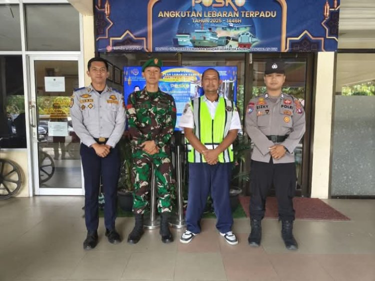 " KAWAL MOBILITAS UDARA, POLRES KOBAR DAN TIM GABUNGAN SIAGA DI BANDARA ISKANDAR PANGKALAN BUN "